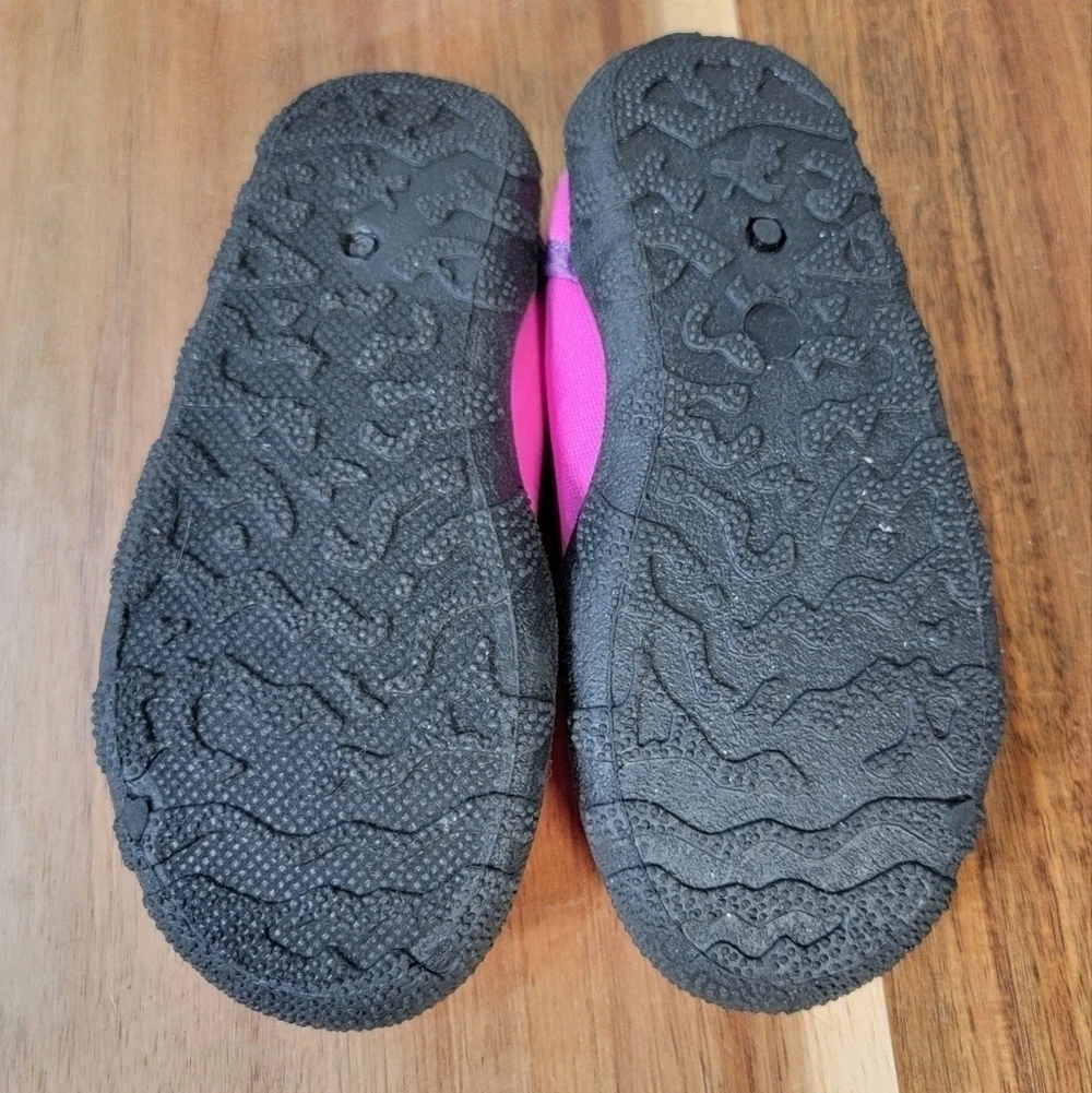 Swimways Pink Purple Bird Water Shoes Swim Shoes Neoprene Size Toddler 7/8